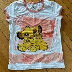 Kids disney simba shirt